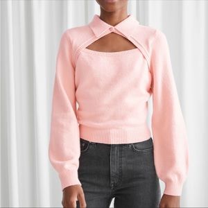- & Other Stories Sweater Women’s Size Medium Pink Knit Top